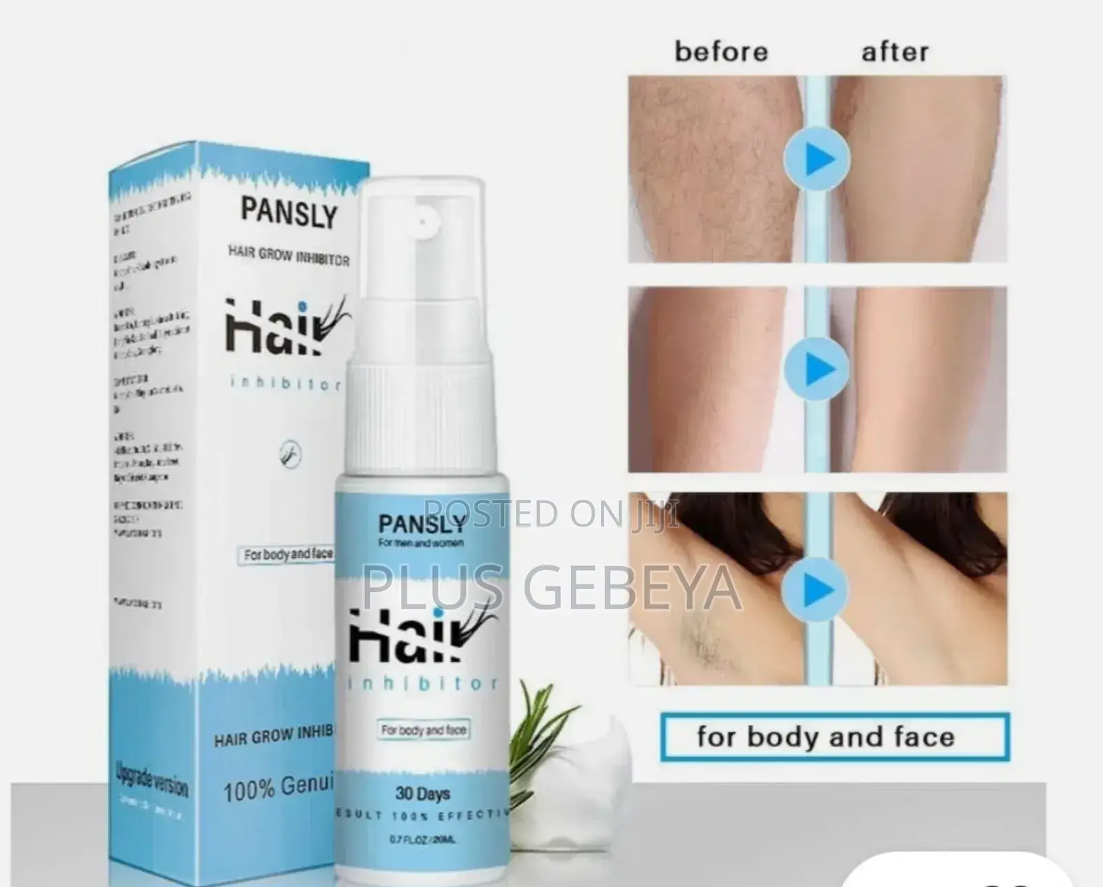 #Pansly Spray: #ለፊት እና ለሰውነት የሚሆን የፀጉር ማጥፊያ