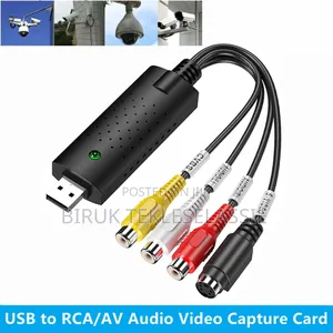 Usb 2.0 to Rca Video Capture Converter for Tv DVD VHS Capture Device