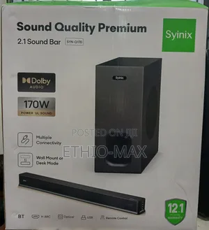 Syinix Quality Premium 2.1ch Sound Bar Model Syn _ Q170