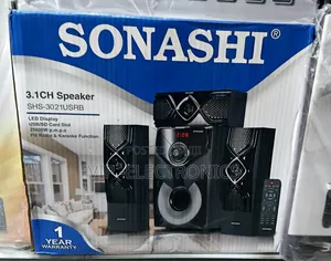 Sonashi 3.1 Channel Speaker System | 25000w Pmpo | Bluetooth, Usb,