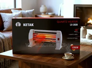 Ketak Quartz Heater 1200 ​Instant Warmth. Modern Comfort.