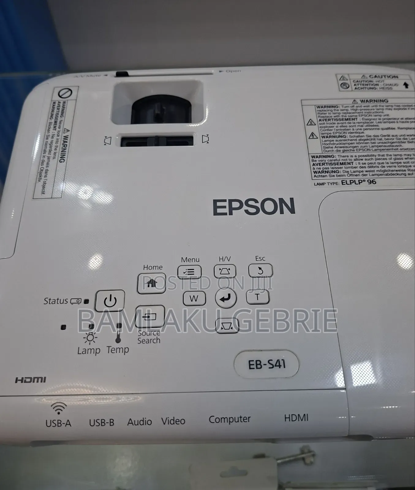 Band New With Manual Epson Projector Model Name: Eb-S41
