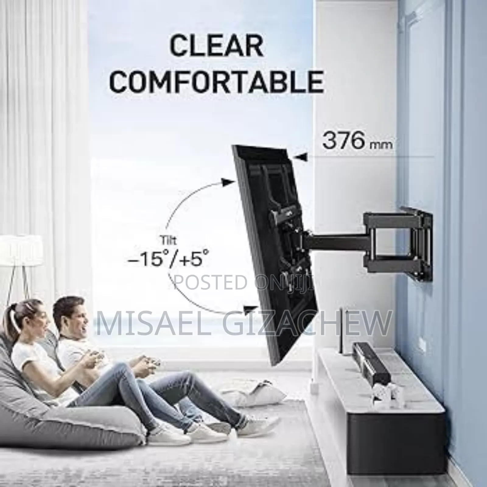 Flaxible TV Wall Mount for 32-85 Inch