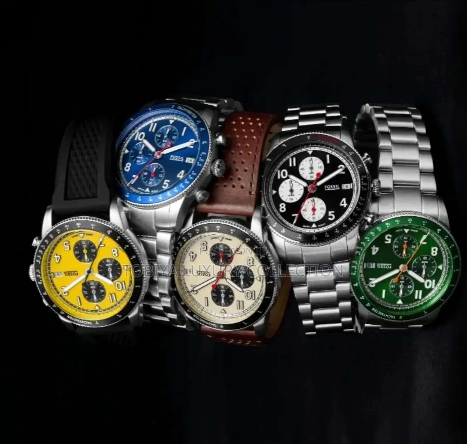 Fossil Sport Tourer Watch - Chronograph Watch - Black