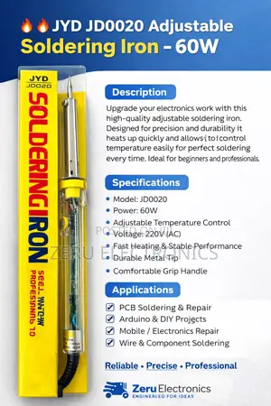 Jyd Adjustable Soldering Iron 60w Jd0020