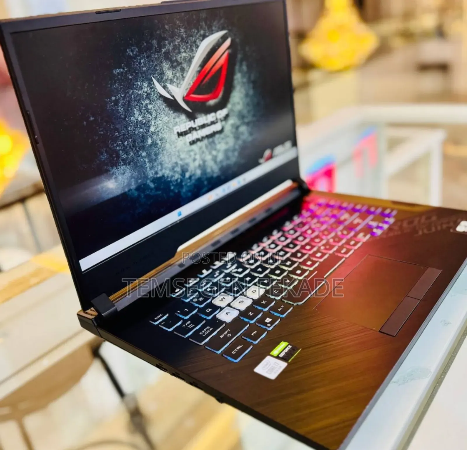 New Laptop Asus ROG Strix G15 G512 16GB Intel Core i7 SSD 512GB