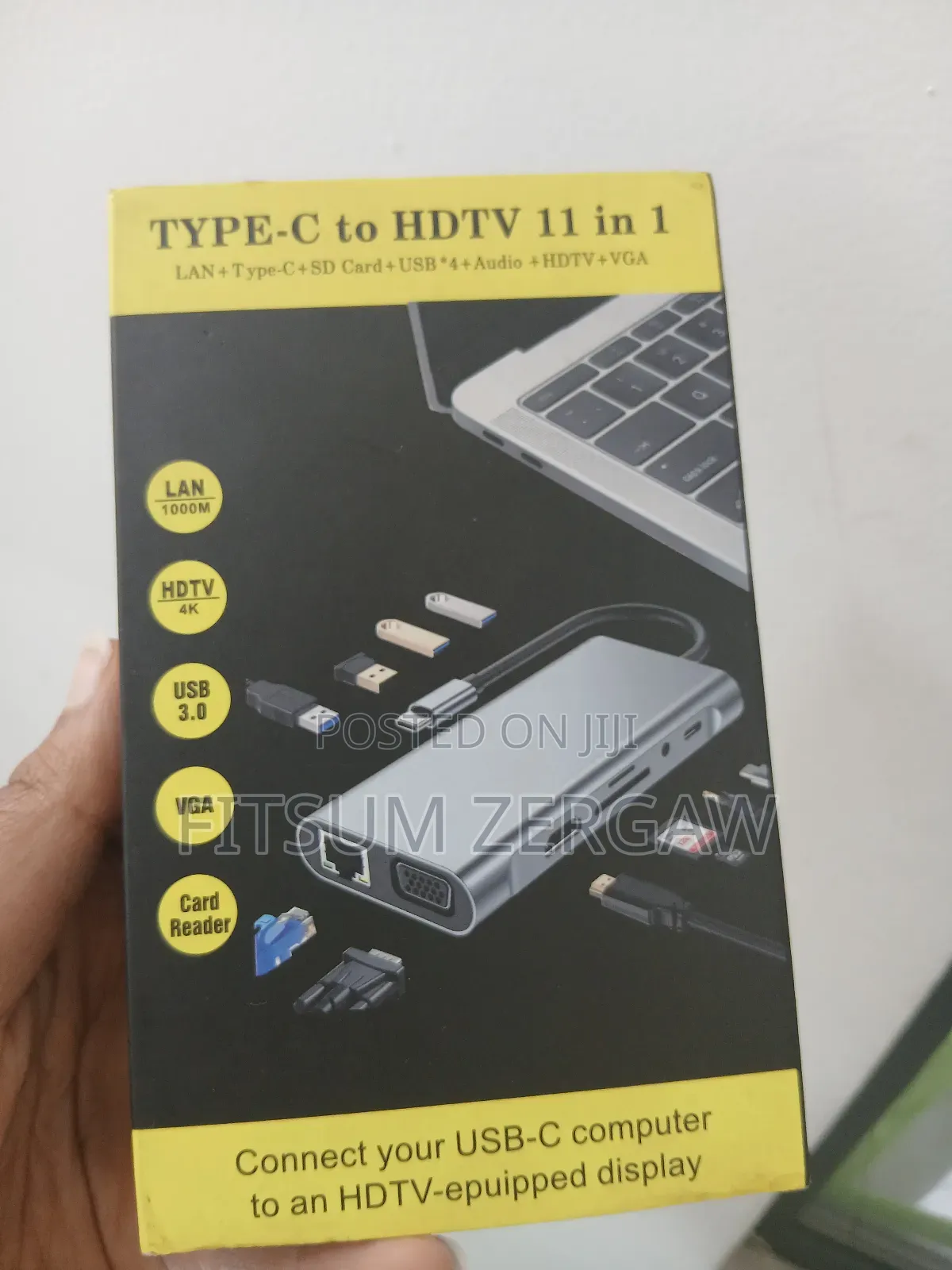 Type_c to HDTV in 11 in 1