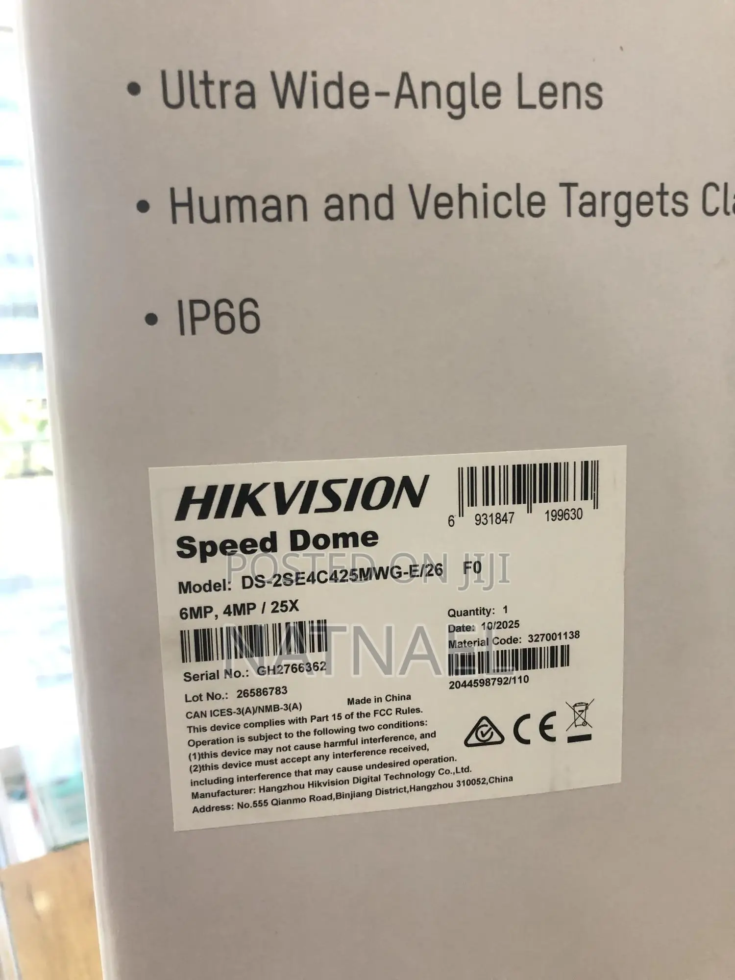 Hik Vision Tandemvu PTZ Camera 6mp by 4mp