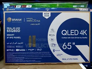 Bravia 65 Inch Tv Real Uhd Smart Qled Tv 2026 Powered by Webos Hub