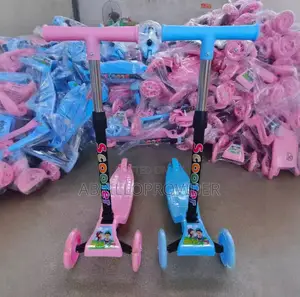 Kick Scooter Kick Scooter for Kids Flash Pedal Plastic Balanced