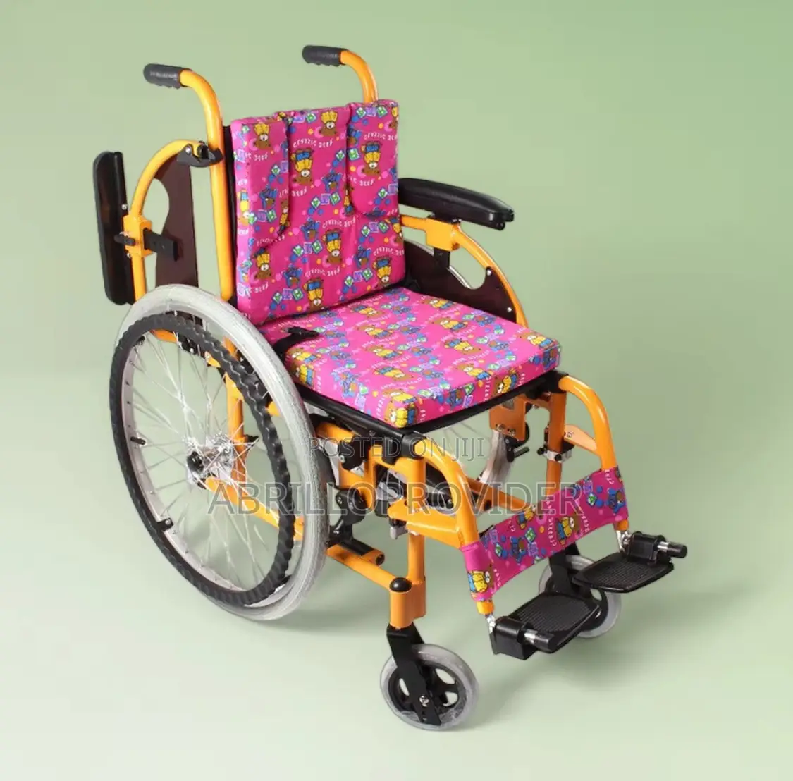 Children's Anti Slip Tires Foldable Manual Wheelchair for 3-12 Years