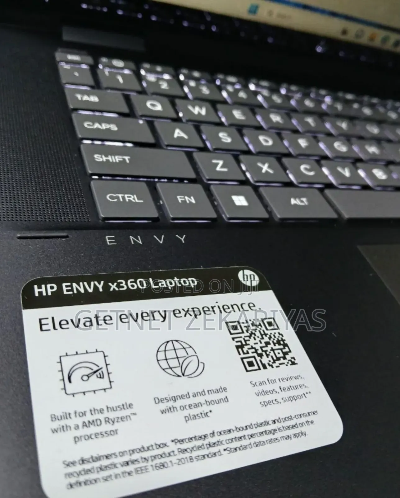 New Laptop HP Envy x360 8GB AMD Ryzen 5 SSD 512GB