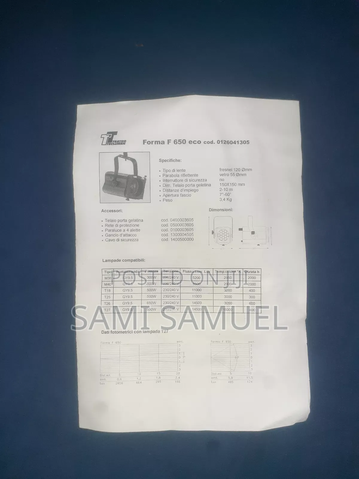 Fresnel Light Forma F650