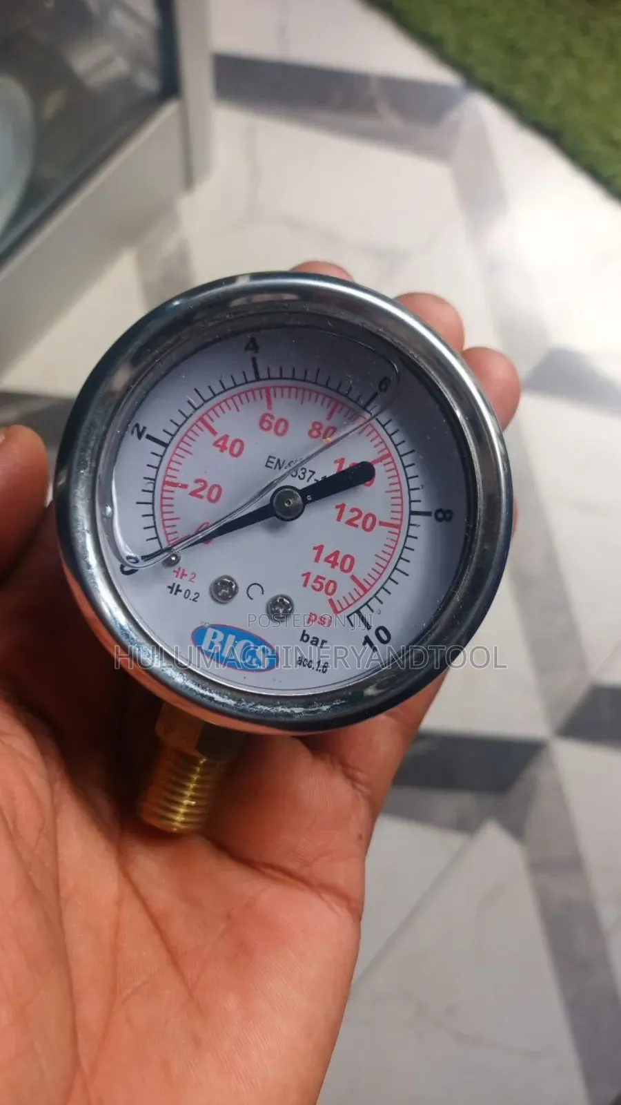 Bics Liquid-Filled Pressure Gauge