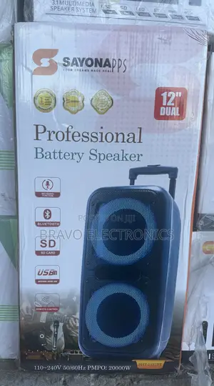 Sayona Montarbo Professional Speaker –Powerful Sound / Rechargeable