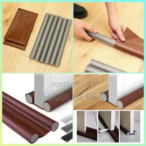 90cm Flexible Door Draft Stopper–Leather Seal for Dust,Insects Noise