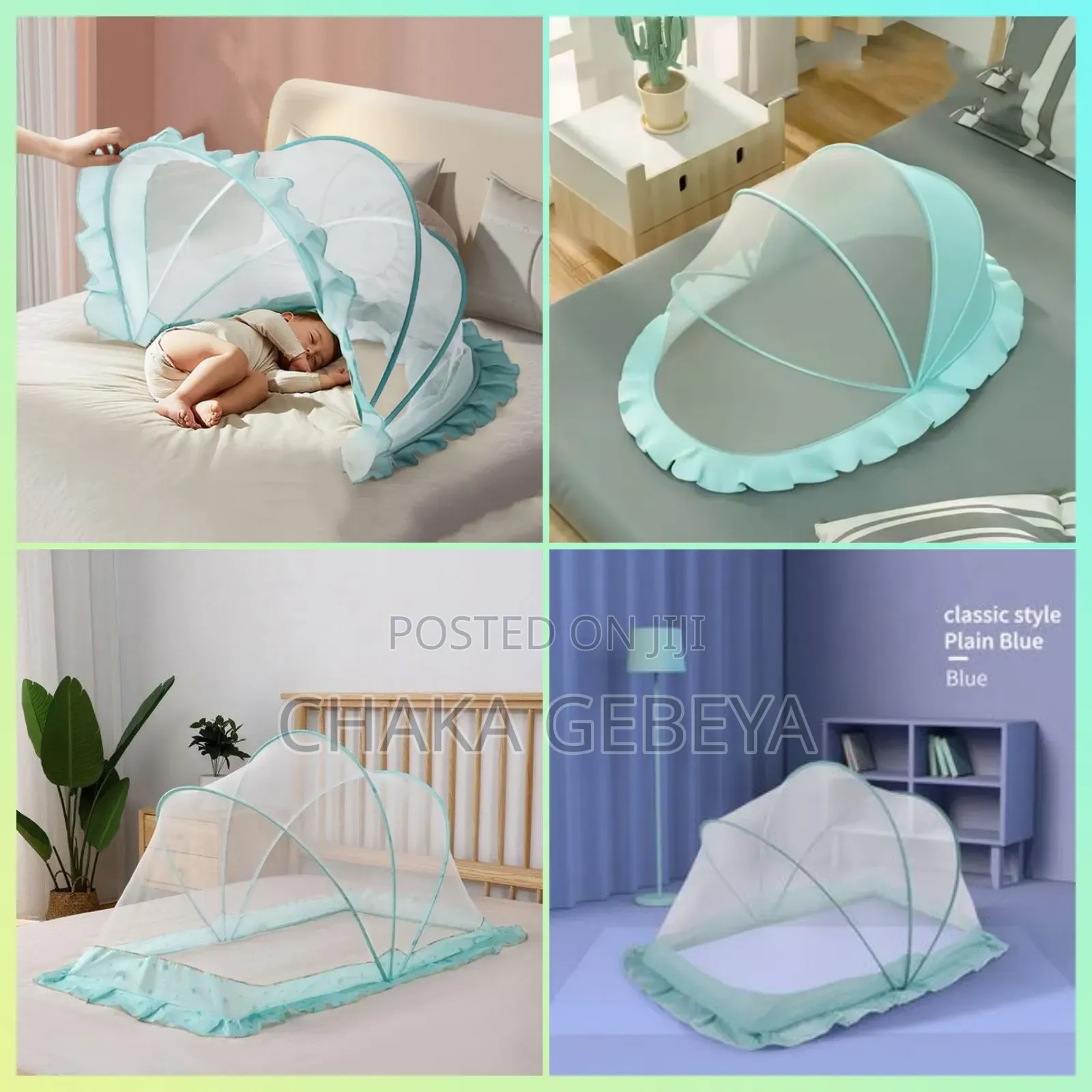 Foldable Baby Mosquito Net - Portable, Breathable Mesh, Protects,