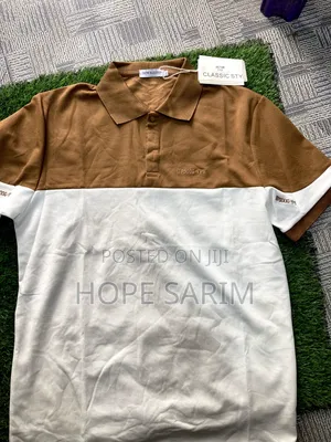 Classic Two-Tone Men's Polo Shirt
