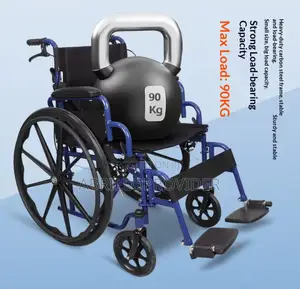 Wheelchair Detachable Footstool Folding Adult Patient Manual Wheelchai