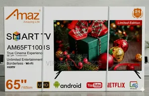 Amaz Tv 65 Inch Amazing Life" 65" Limited Edition Smart Tv Packaging