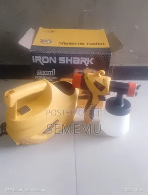Yekelem Mekebiya Compressor Be Iron Sharark Brand 700 Ml Spray Gun