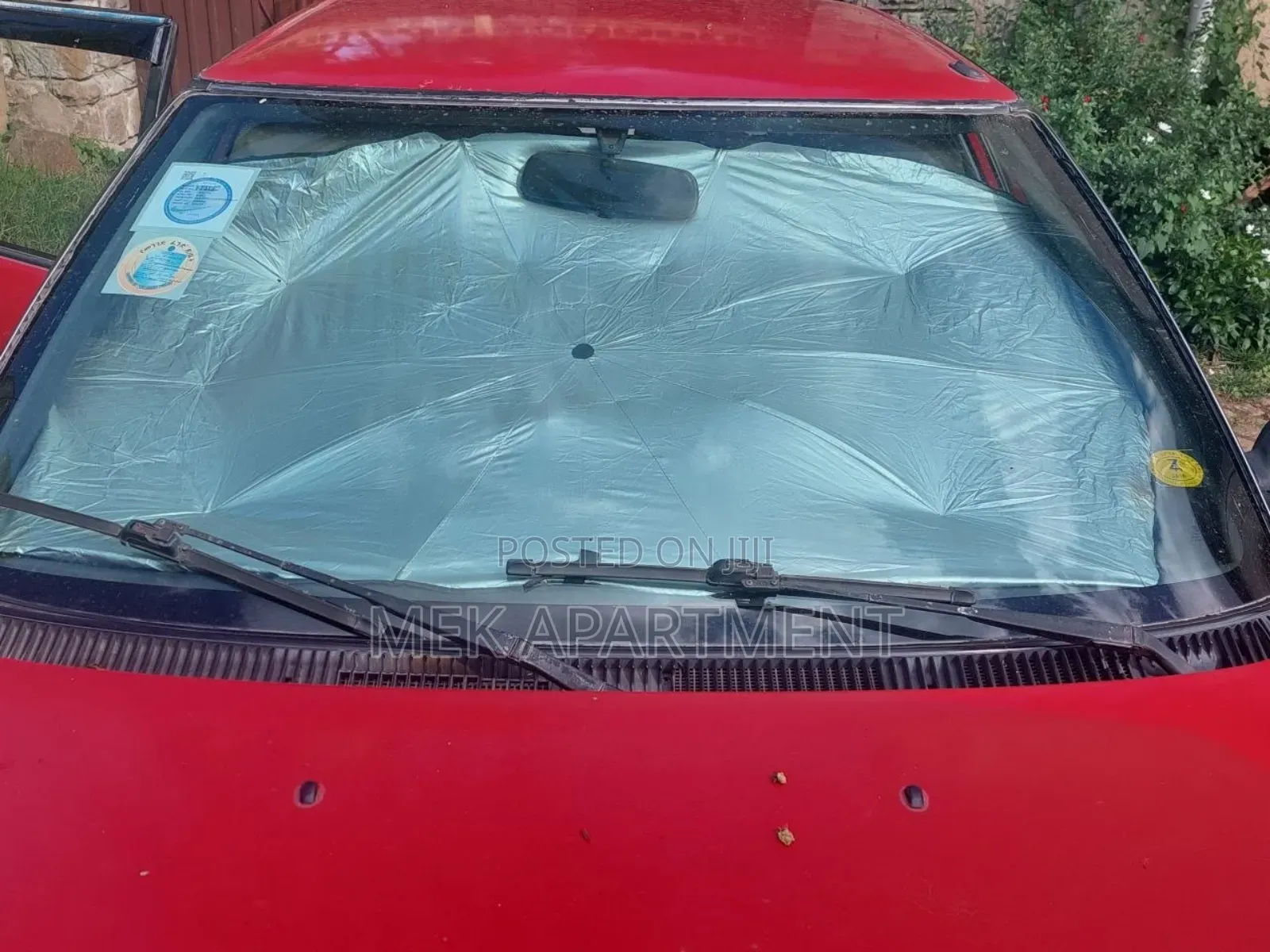 የመኪና ፀሐይ መከላከያ Car Sunshade Umbrella