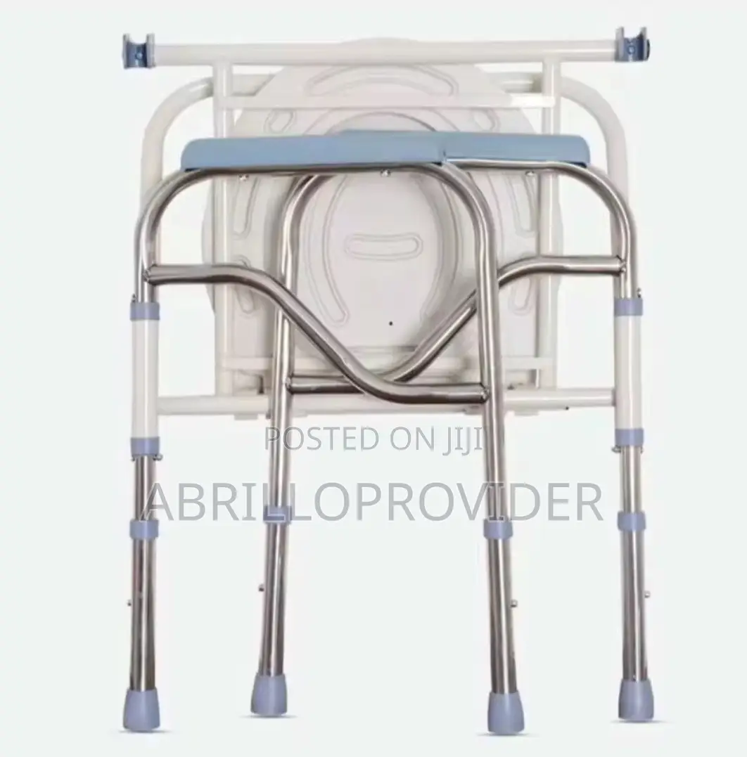 3-in-1 Commode Elongated Seat Sturdy Folding Frame Weight Capacity