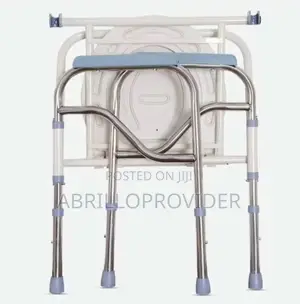 3-in-1 Commode Elongated Seat Sturdy Folding Frame Weight Capacity