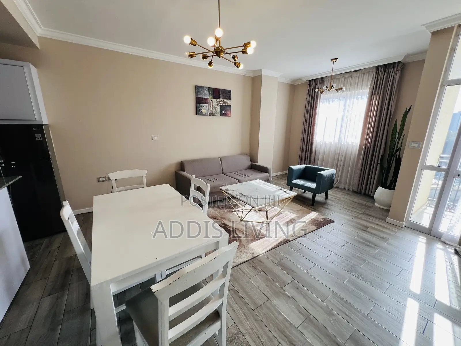 Furnished 2bdrm Apartment in Bole for rent