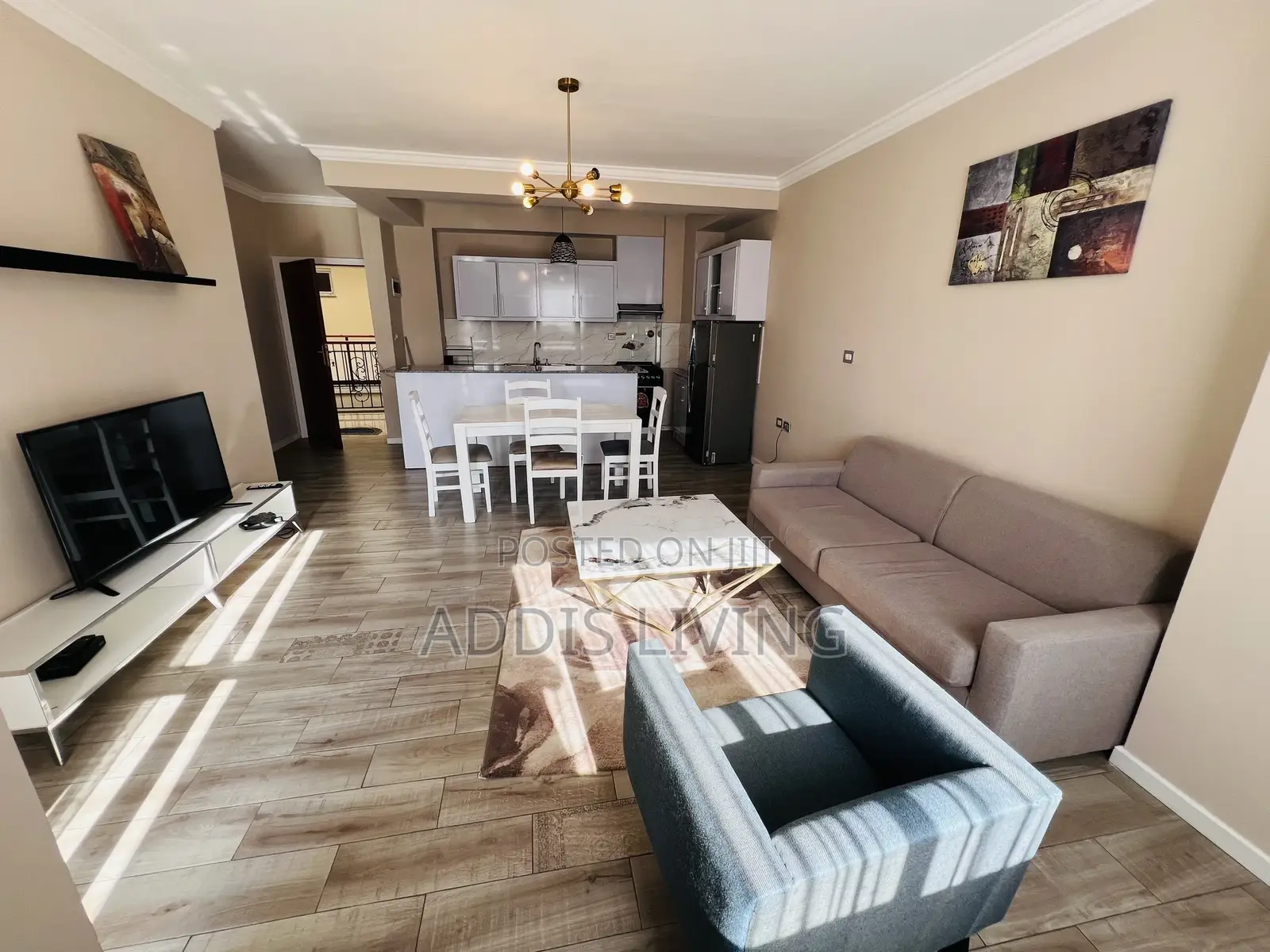 Furnished 2bdrm Apartment in Bole for rent