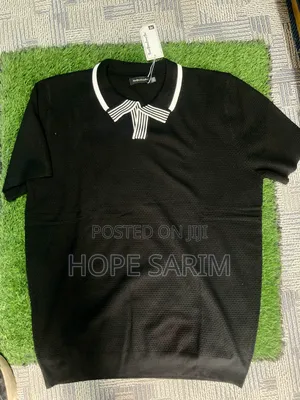 New Max Men's Black Polo Shirt
