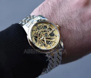 Tevise Luxury Men's Watch, Featuring A Skeletons Mechanical Automatic
