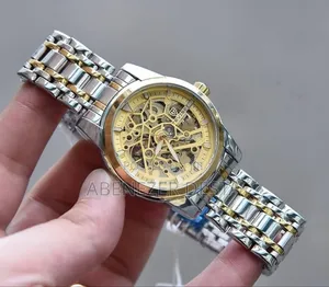 Tevise Luxury Men's Watch, Featuring A Skeletons Mechanical Automatic