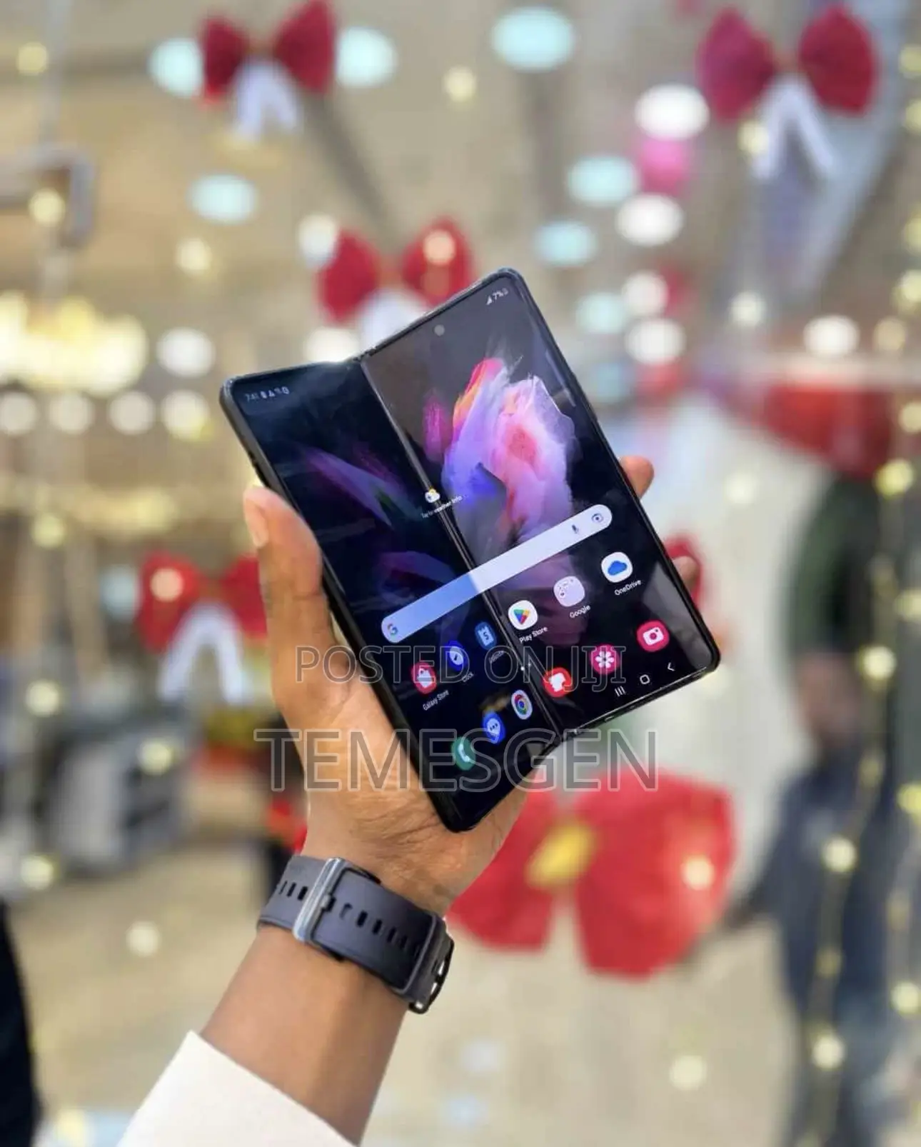 New Samsung Galaxy Z Fold 3 256 GB Black