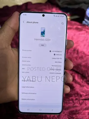 Samsung Galaxy S20+ 5G 128 GB Blue