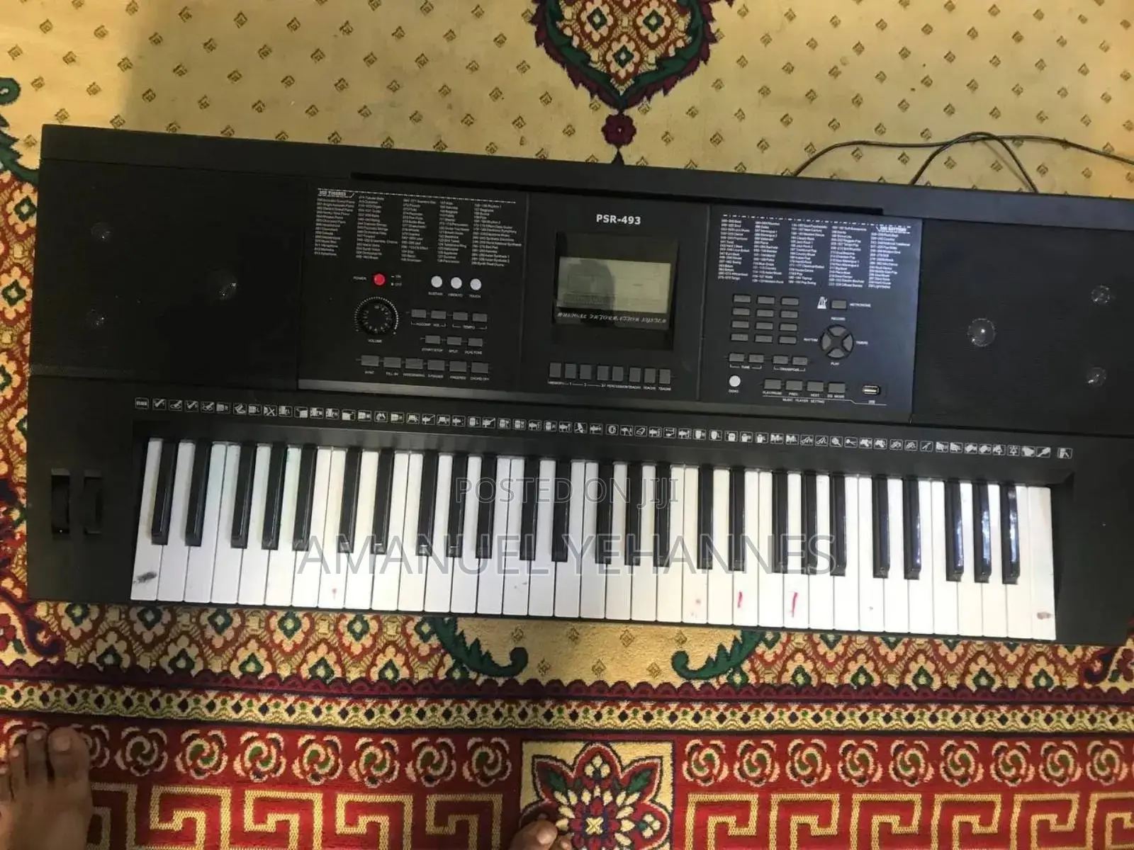 Yamaha PSR 493 Keyboard Piano