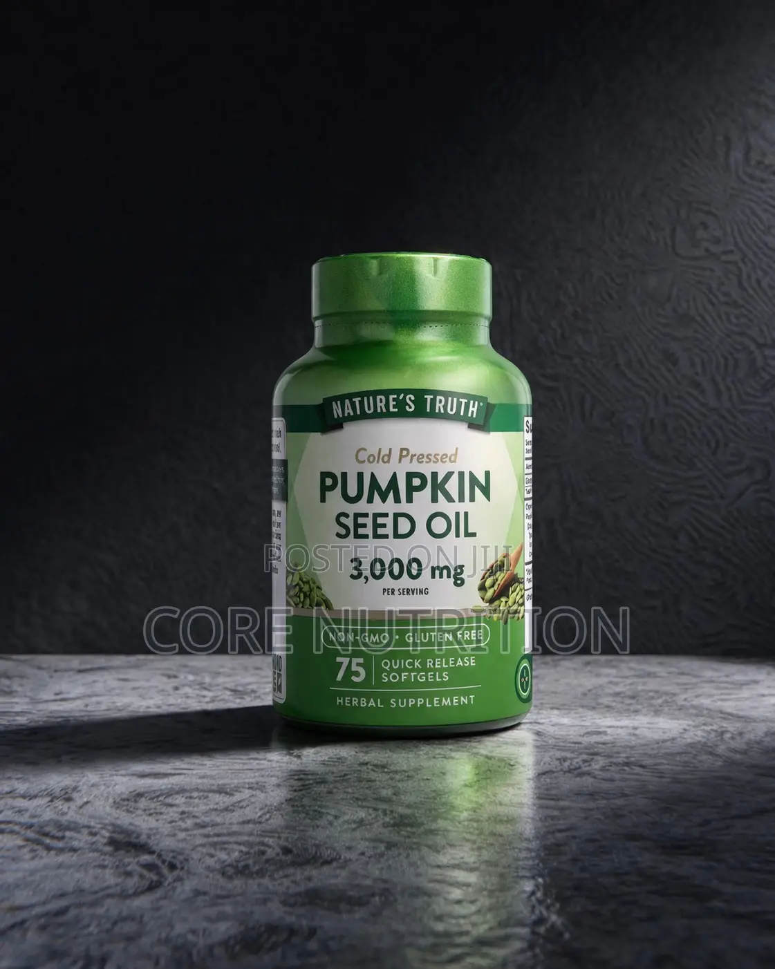 Pumpkin Seed Oil , 3000 Mg , 75 Softgels