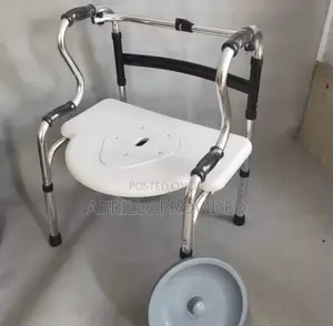 Portable Commode Toilet - Elderly-friendly Design With Adjustable