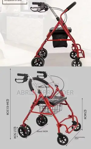Rollator Walker Mobility Aids Disabled for Elderly Adults Seniors Equi