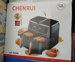 A Chenrui Af-029a 12l Dual Basket Air Fryer. Capacity: 12 Liters,