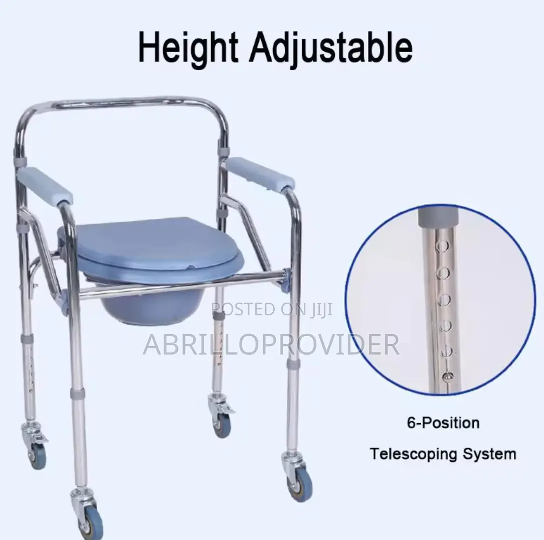 Good Quality Rehabilitation Folding Commode Chair Therapy Easy Toilet