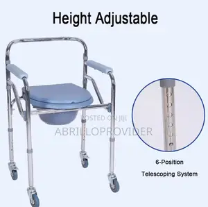 Good Quality Rehabilitation Folding Commode Chair Therapy Easy Toilet