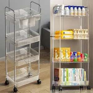 Best Looking Design 4-Layer Movable Kitchen Storage Rack/Shelf