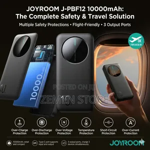 Joyroom 10000mah Power Bank | ኦሪጅናል ጆይሩም ፓወር ባንክ - Fast Charge