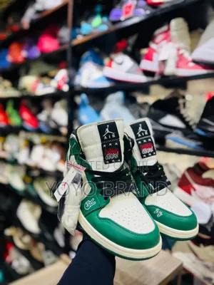 Nike Air Jordan 1 High Og Retro Mid Se "Pin Green"Fashion Boots