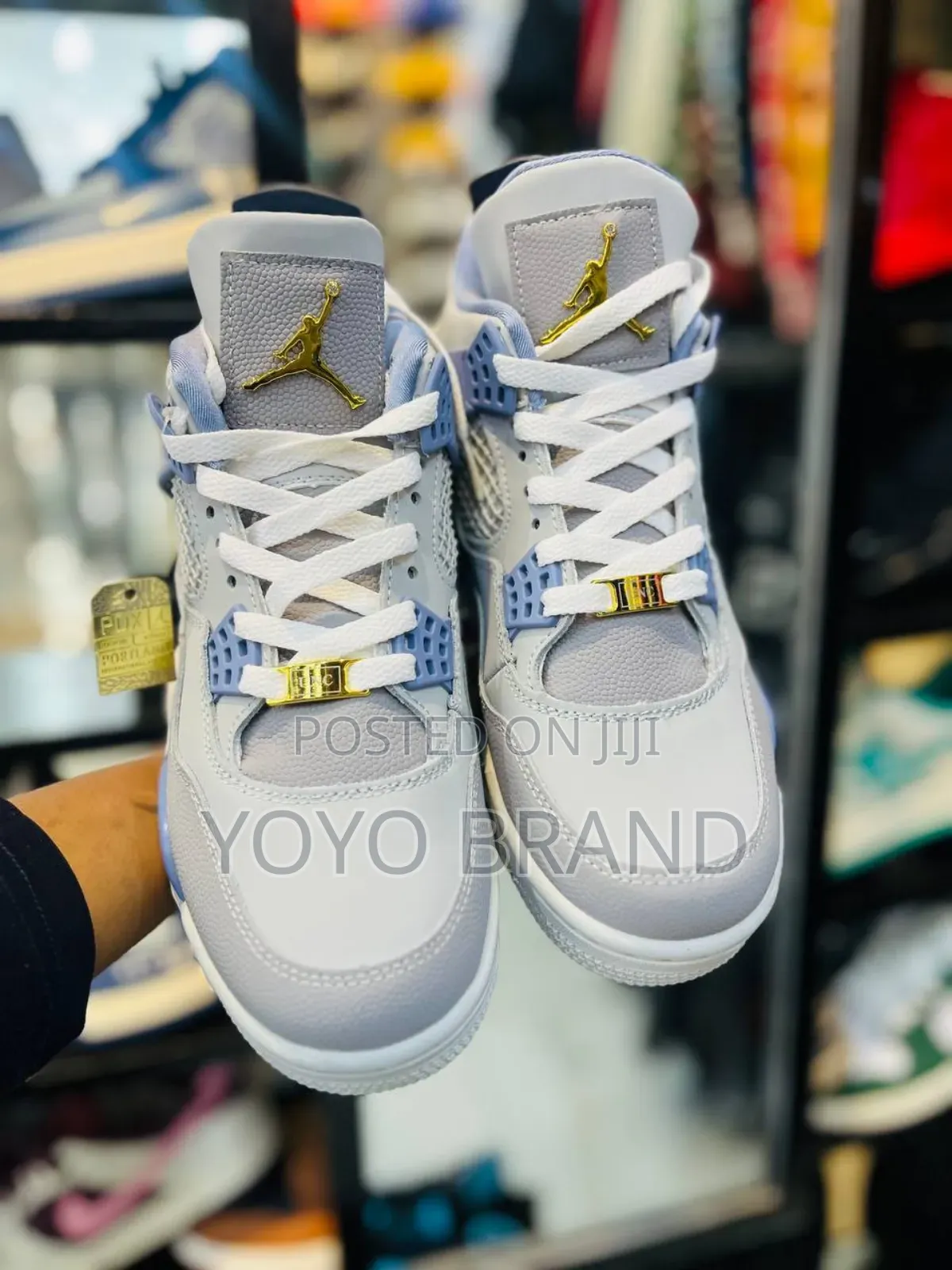 Nike Air Jordan 4 Retro "Unc Tar Heels Player Exculsive Fshion Shoes