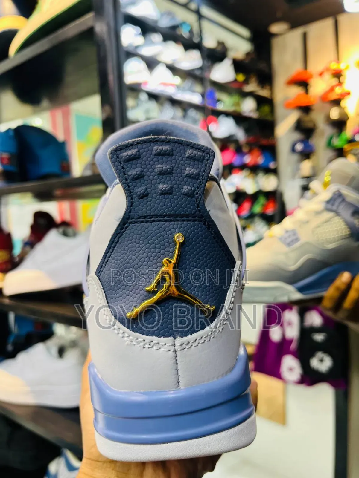 Nike Air Jordan 4 Retro "Unc Tar Heels Player Exculsive Fshion Shoes