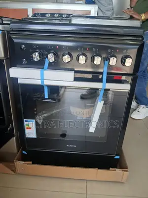 Kumtel 60x60 Freestanding Cooker With a Black Finish. 4 Electronic