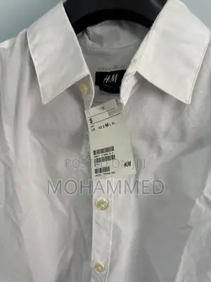 H M White Shirt ሽሚዝ