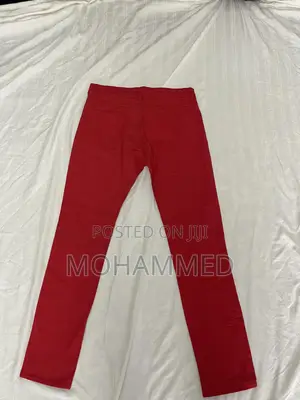 H M Divided Red Chino Pants